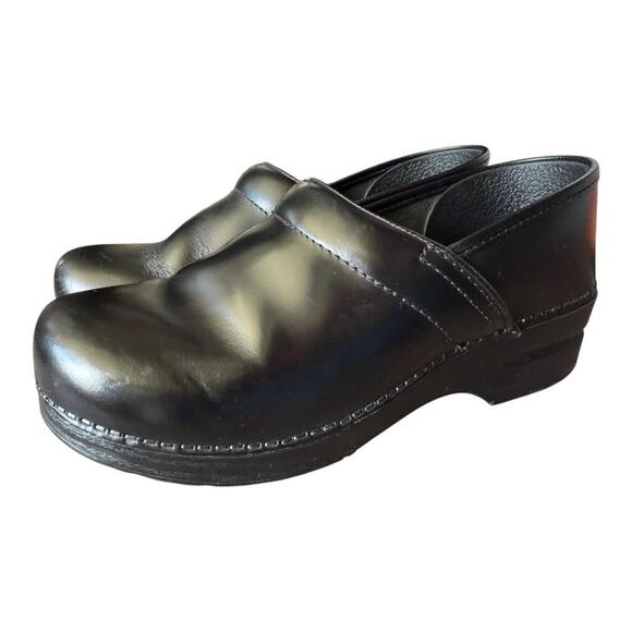 Dansko Professional Clog Black Leather Women size 41 US 11 - Picture 2 of 6
